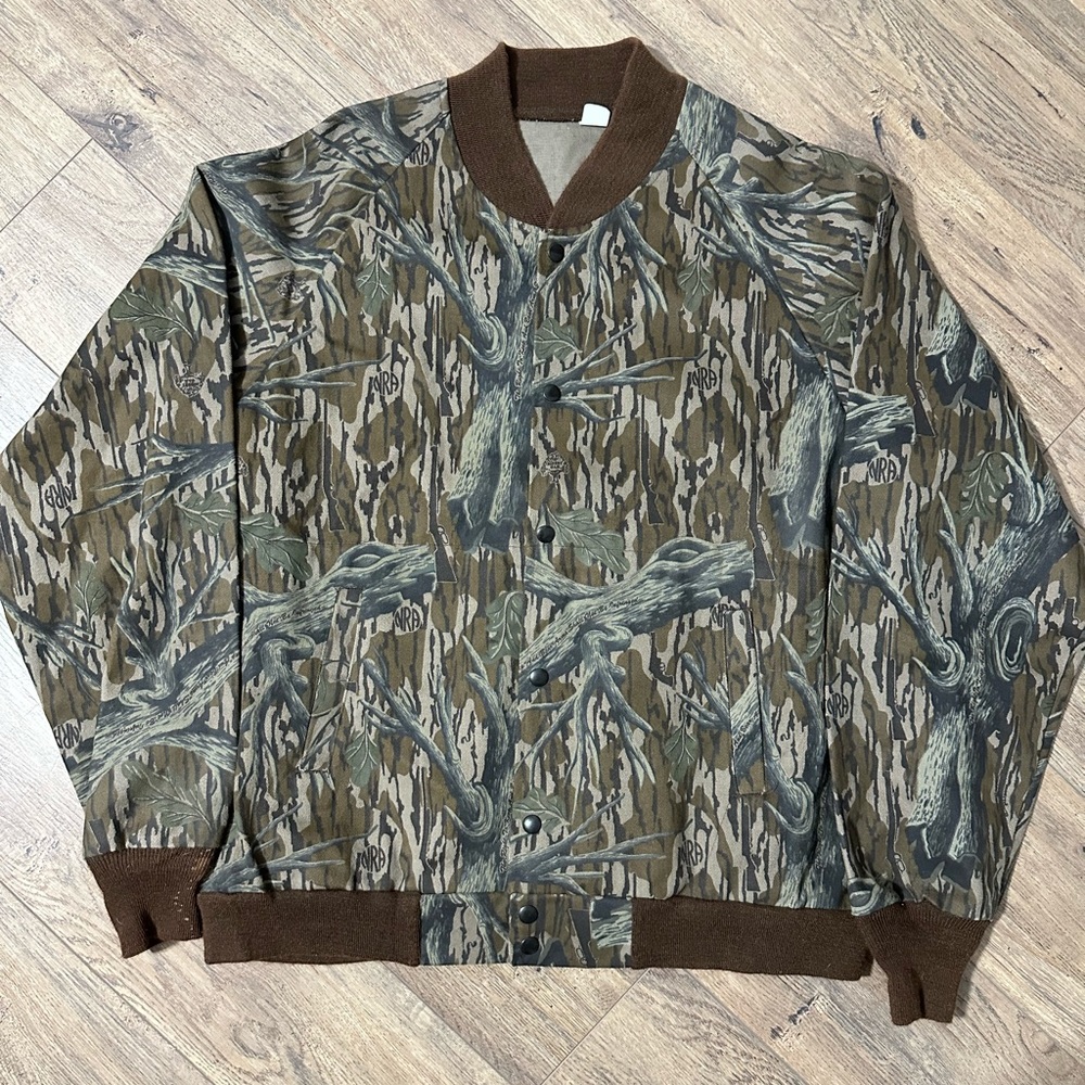 90’s Mossy Oak Camo NRA Jacket